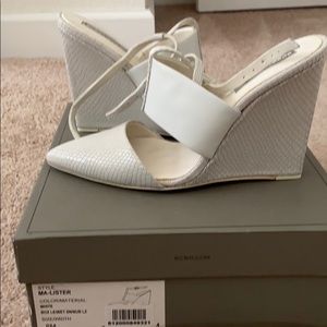 BCBG Maxazria Ankle strap Wedges